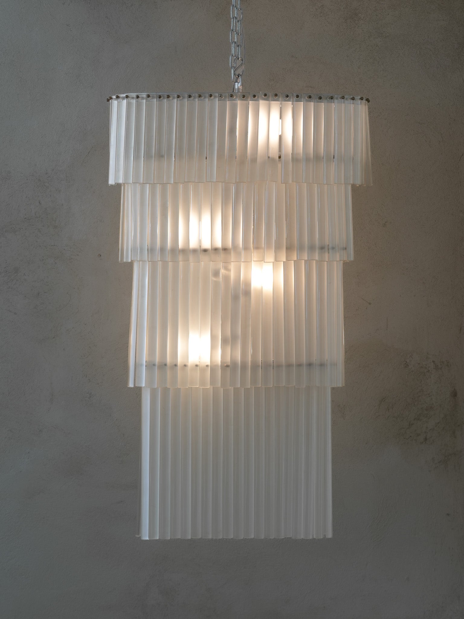 Venini Oval Chandelier 1950s