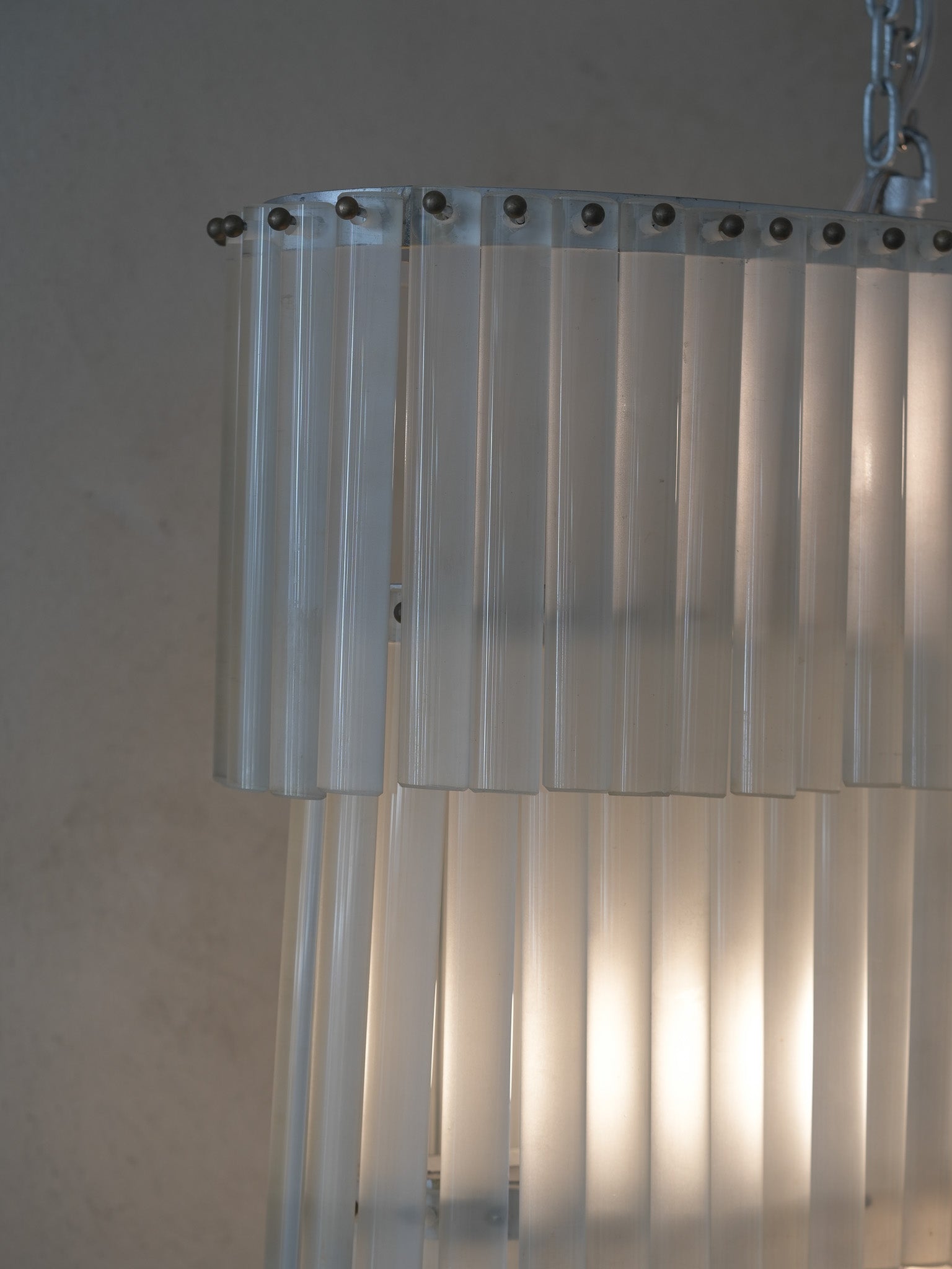 Venini Oval Chandelier 1950s