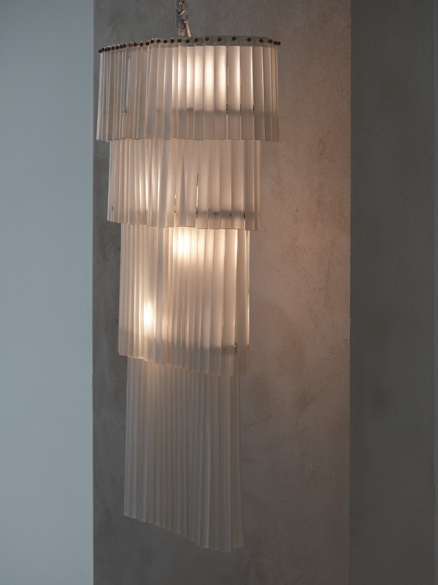 Venini Oval Chandelier 1950s