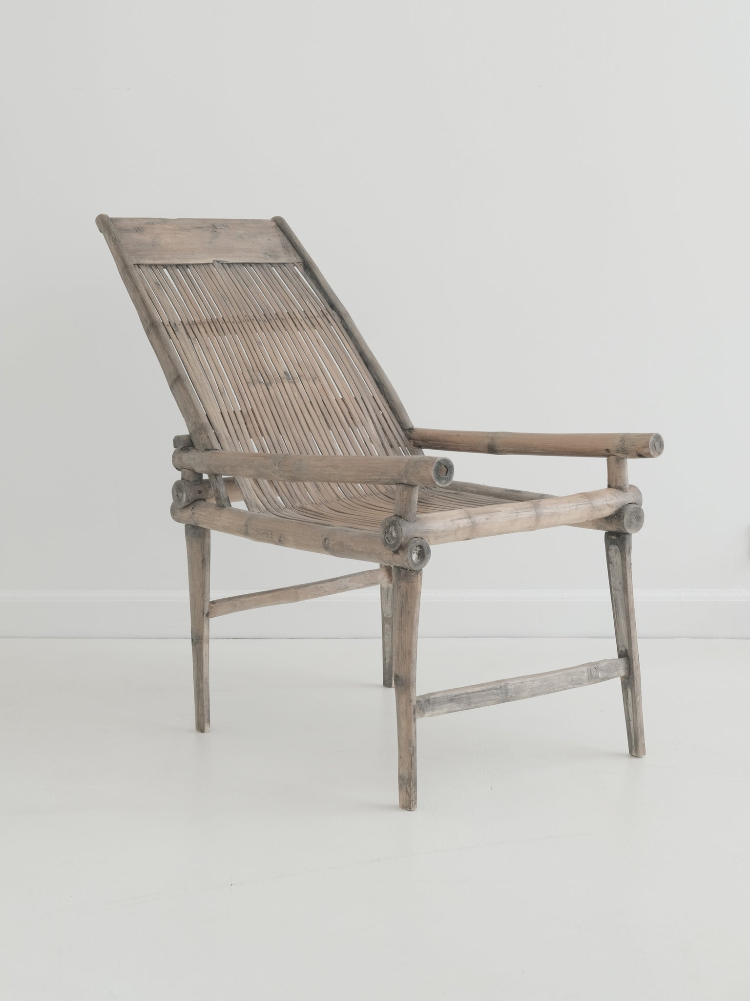 Antique Farmers Bamboo Chair