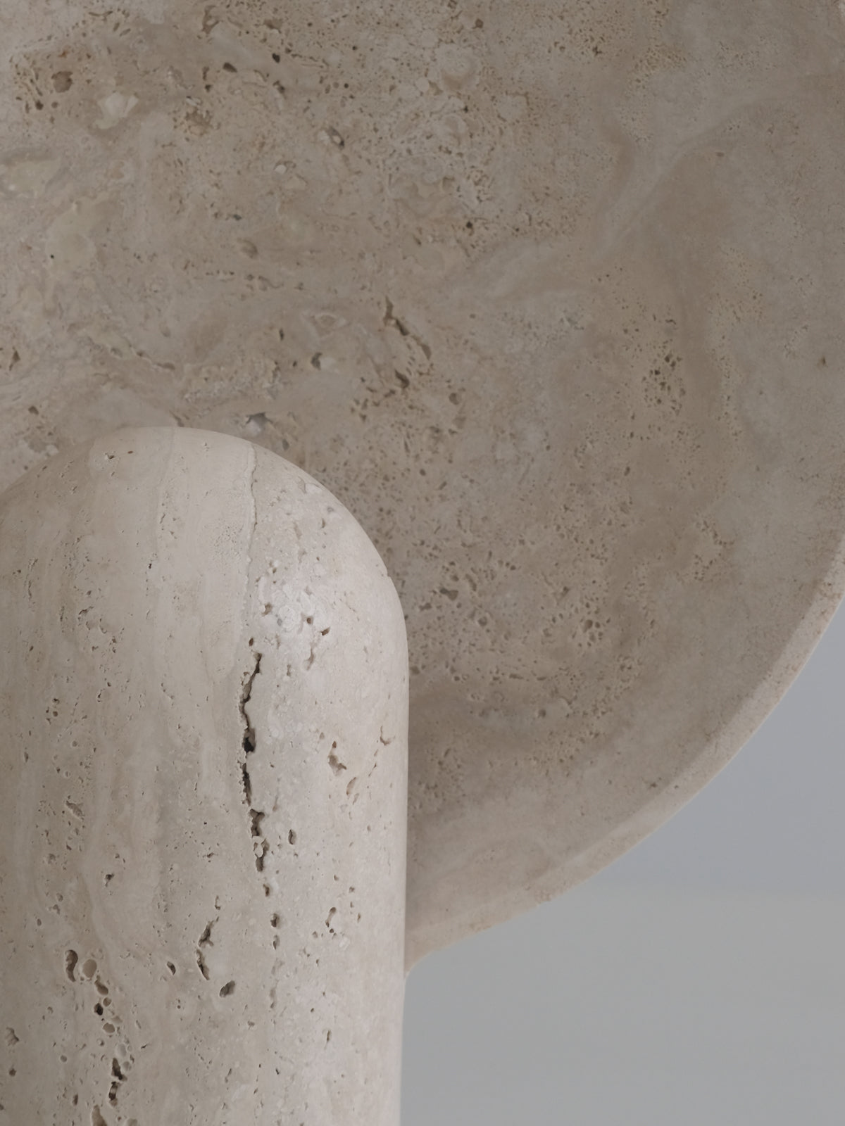 Surface Sconce Lamp - Travertine