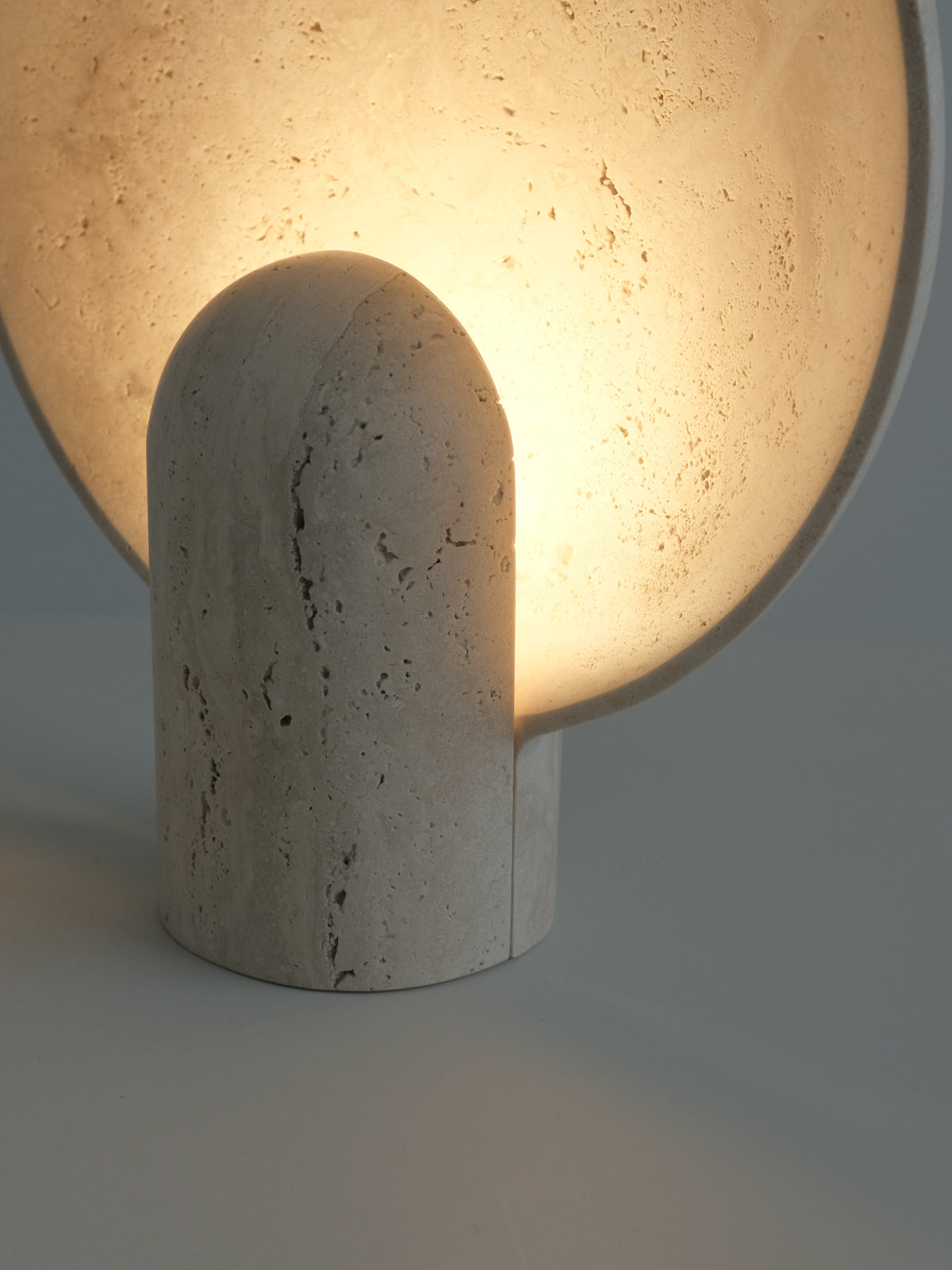 Surface Sconce Lamp - Travertine