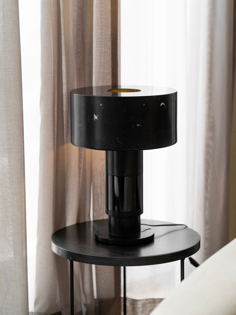 Black Marble Table Lamp