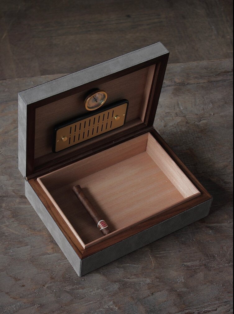 Santiago Leather Humidor