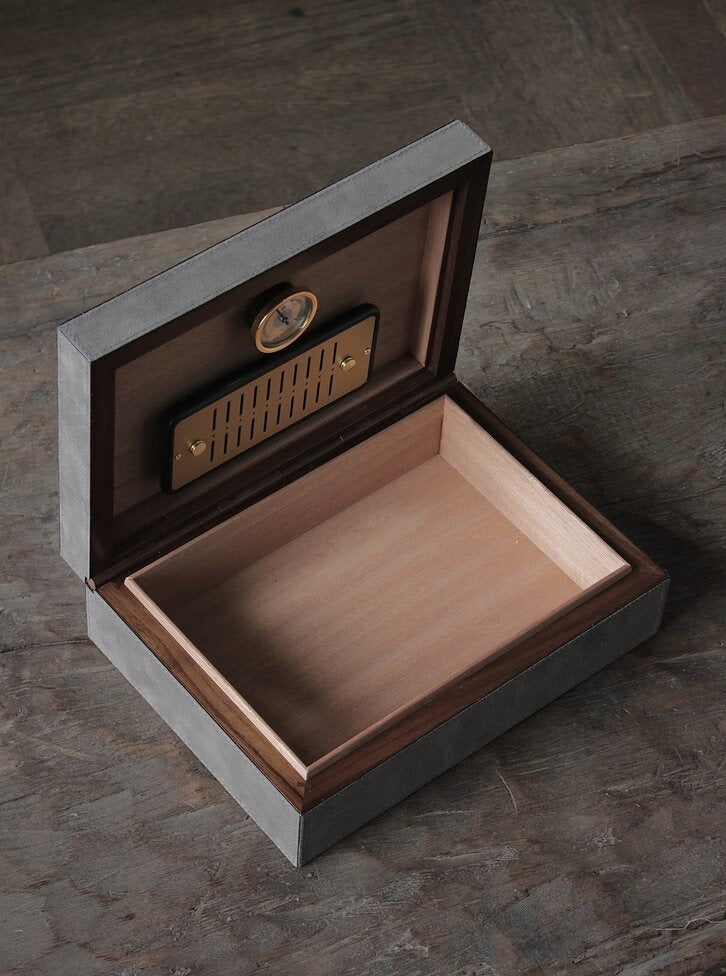 Santiago Leather Humidor